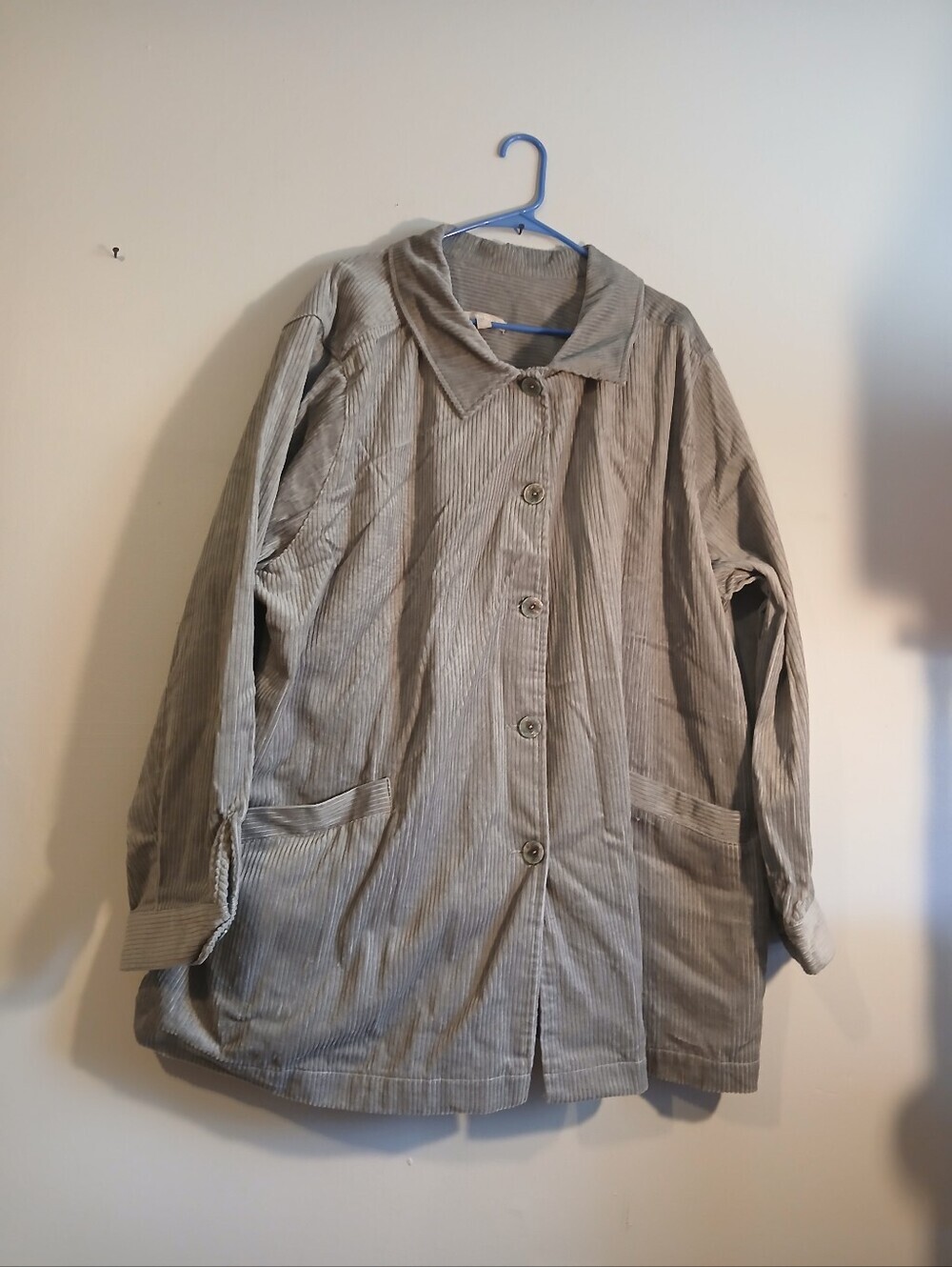Woman Within Gray Corduroy Jacket. Size 2X. NWOT